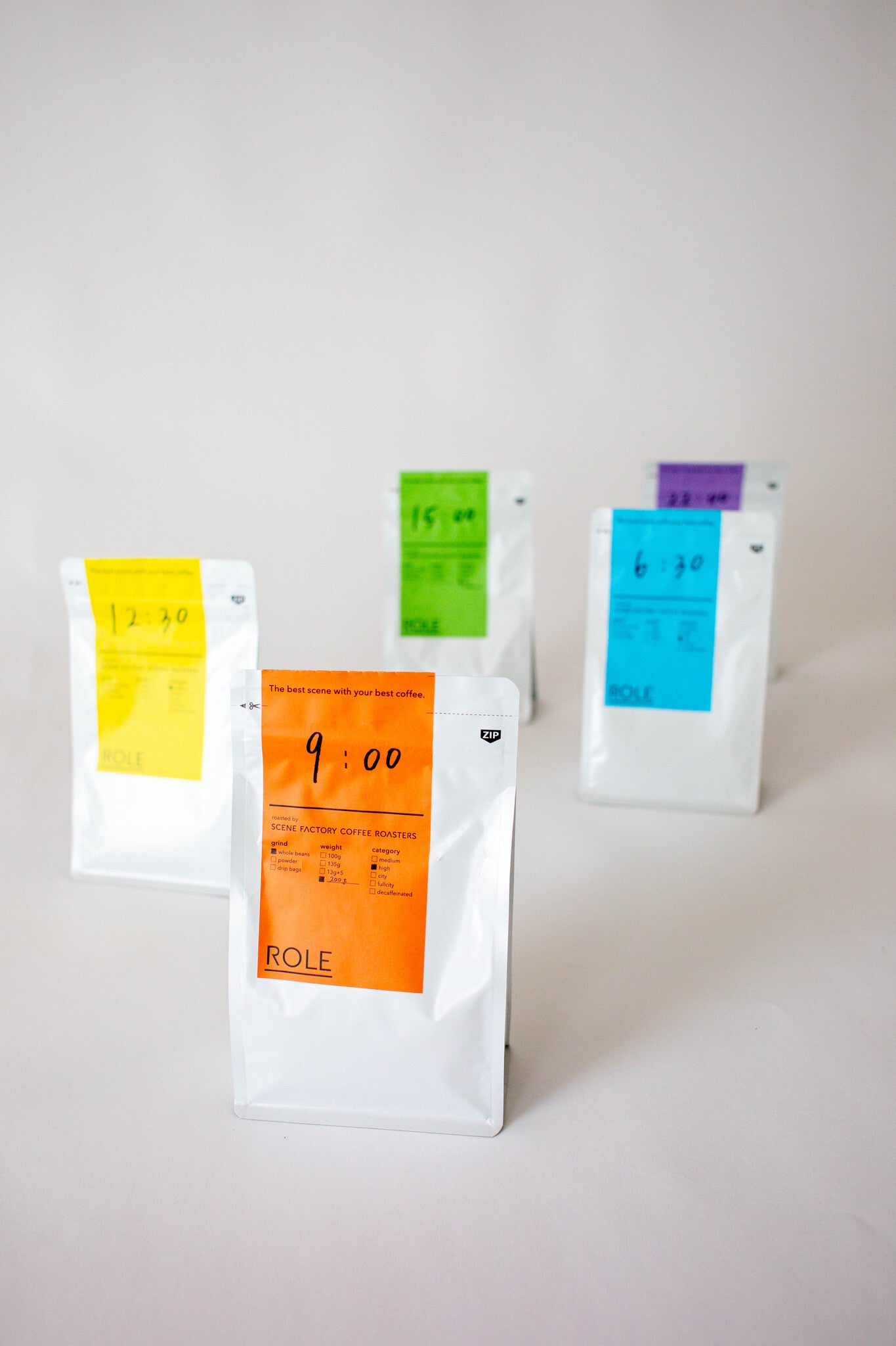 時間で選ぶブレンドROLE | SCENE FACTORY COFFEE ROASTERS