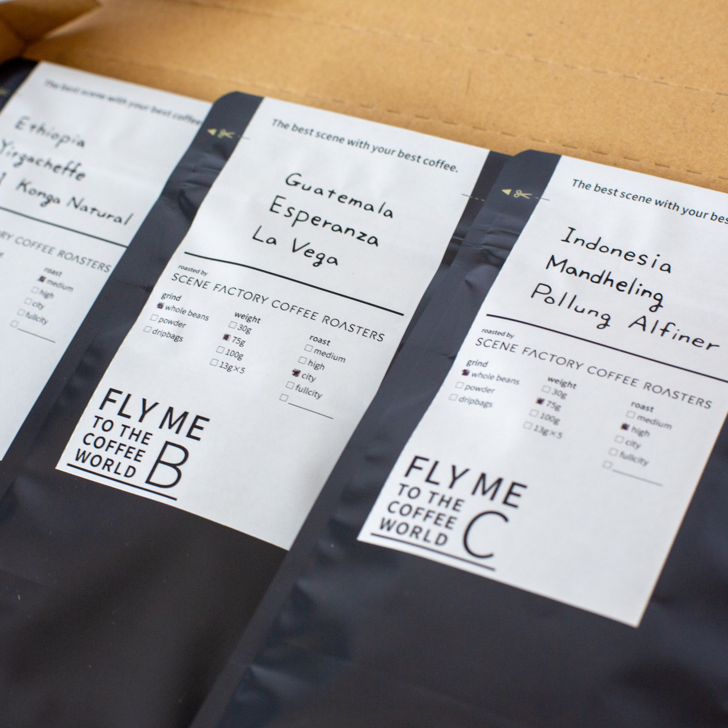 FLY ME TO THE COFFEE WORLD