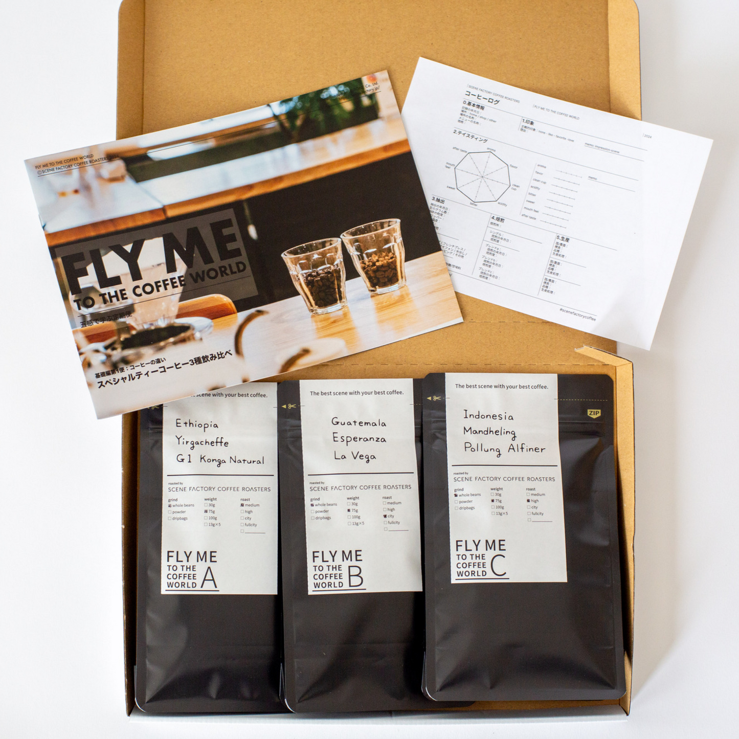 FLY ME TO THE COFFEE WORLD