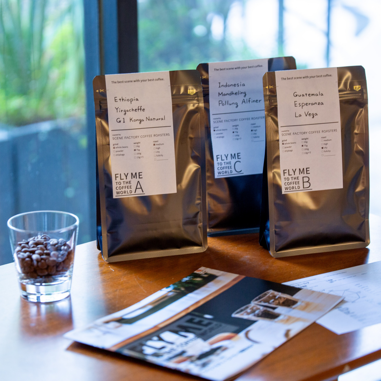 FLY ME TO THE COFFEE WORLD